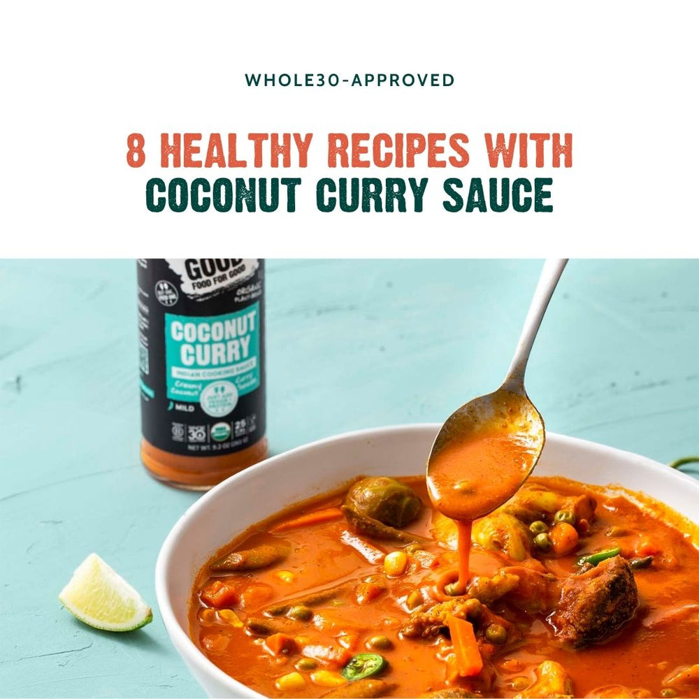 coconut curry sauce recipe made with good food for good sauce