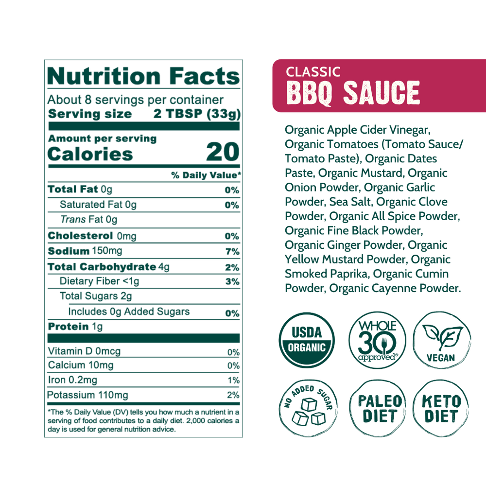 
                  
                    Load image into Gallery viewer, organic bbq sauces, no added sugar bbq sauces, good food for good sauces, vegan bbq sauces, keto bbq sauces, paleo bbq sauce, plant based bbq sauce, whole30 bbq sauce, barbecue sauce
                  
                