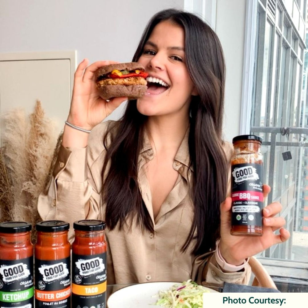 
                  
                    Load image into Gallery viewer, organic bbq sauces, no added sugar bbq sauces, good food for good sauces, vegan bbq sauces, keto bbq sauces, paleo bbq sauce, plant based bbq sauce, whole30 bbq sauce, barbecue sauce, sugar free bbq sauce, sugar free barbecue sauce
                  
                