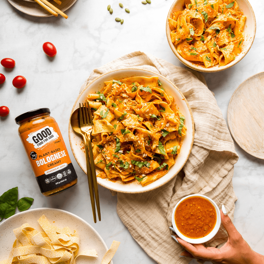 plant based diet sauces Plant-based Bolognese Pasta Sauce