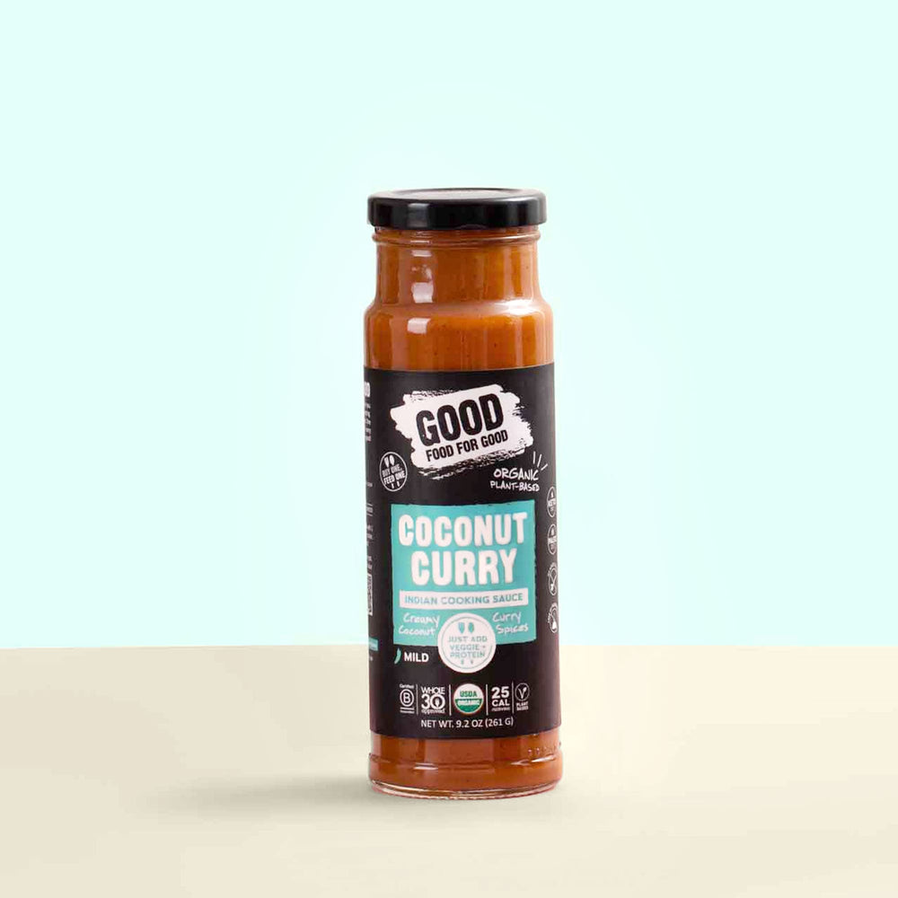 plant based curry sauce Organic Coconut Curry Sauce - Indian Vegan Sauce