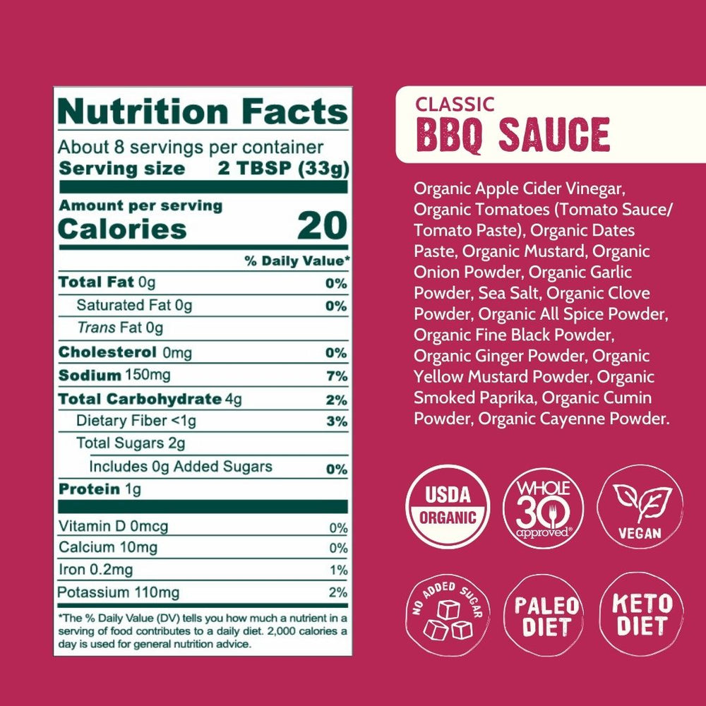 
                  
                    Load image into Gallery viewer, organic bbq sauces, no added sugar bbq sauces, good food for good sauces, vegan bbq sauces, keto bbq sauces, paleo bbq sauce, plant based bbq sauce, whole30 bbq sauce, barbecue sauce
                  
                